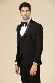 Trendy Black Tuxedo - Urban Style

