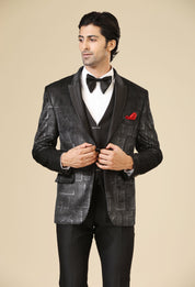 Men's Black Designer Suit - Luxury Fashion

