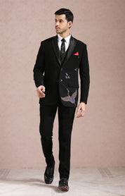 Men's Black Suit - Sophisticated and Stylish

