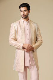 Pink Indo Western with Sequins