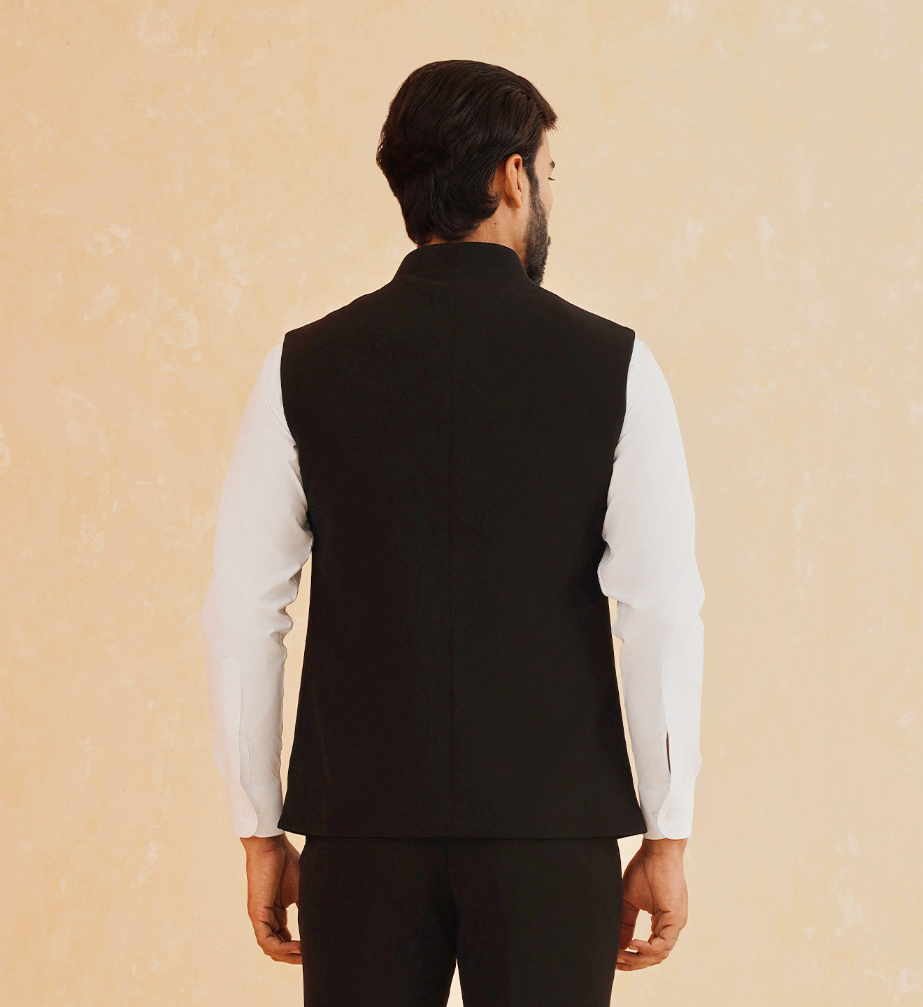 Timeless Black Designer Jacket with Intricate Embroidered Motif for a Regal Look



