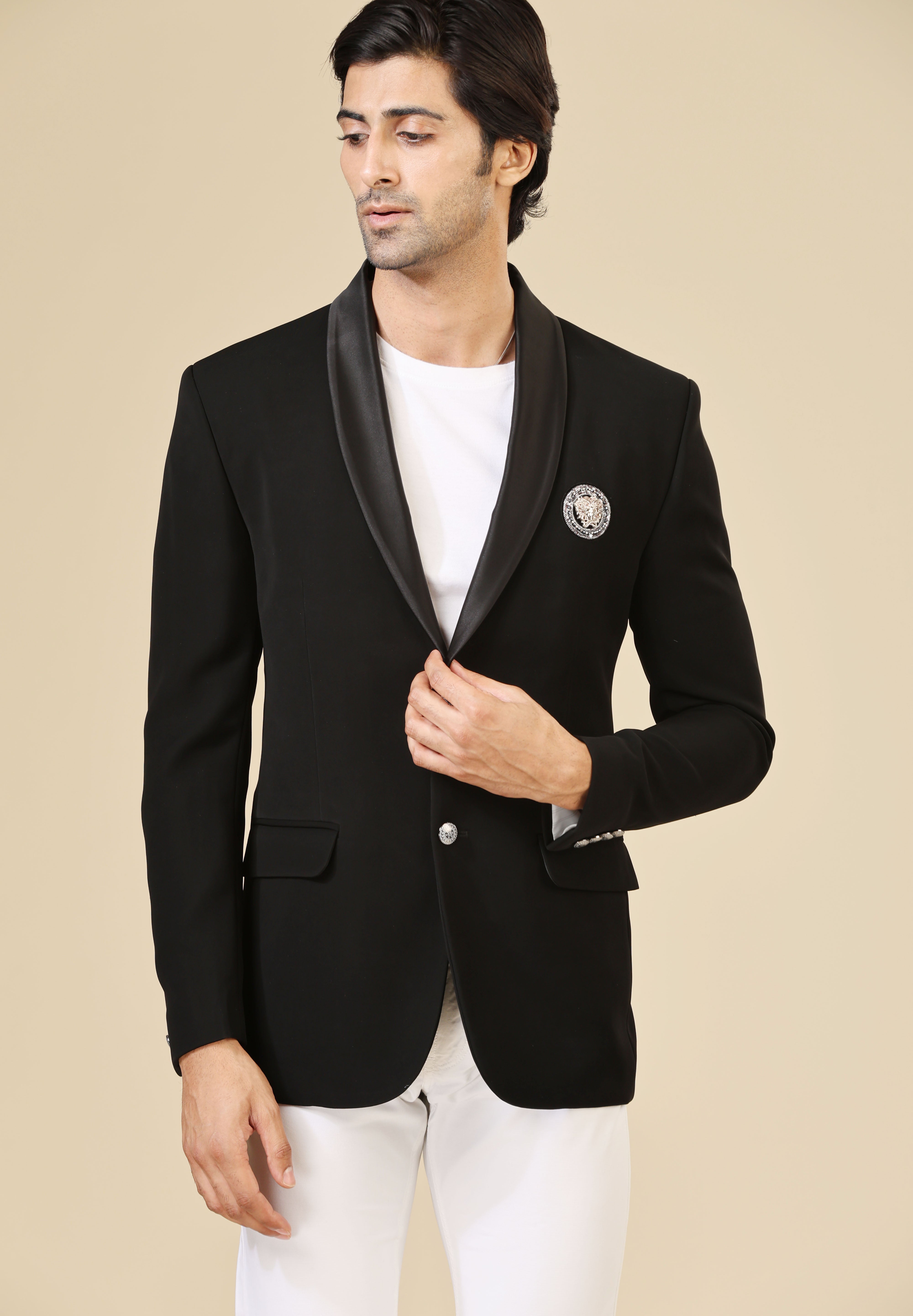 Men&#39;s Black Designer Blazer - Luxury Fashion

