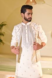 Designer Jacket Kurta Set