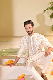 Designer Jacket Kurta Set