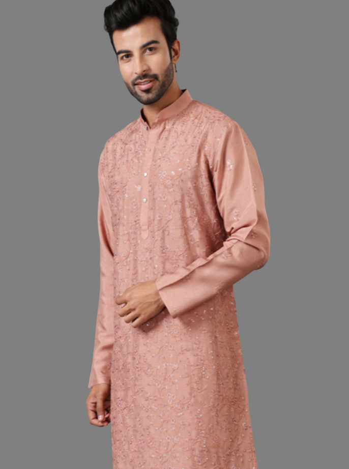 Dusty Pink Kurta Set