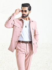 Pink Linen Blend Co-ord Set - Versatile Men's Wear
Timeless Pink Linen Blend Co-ord Set for a Relaxed, Summery Look