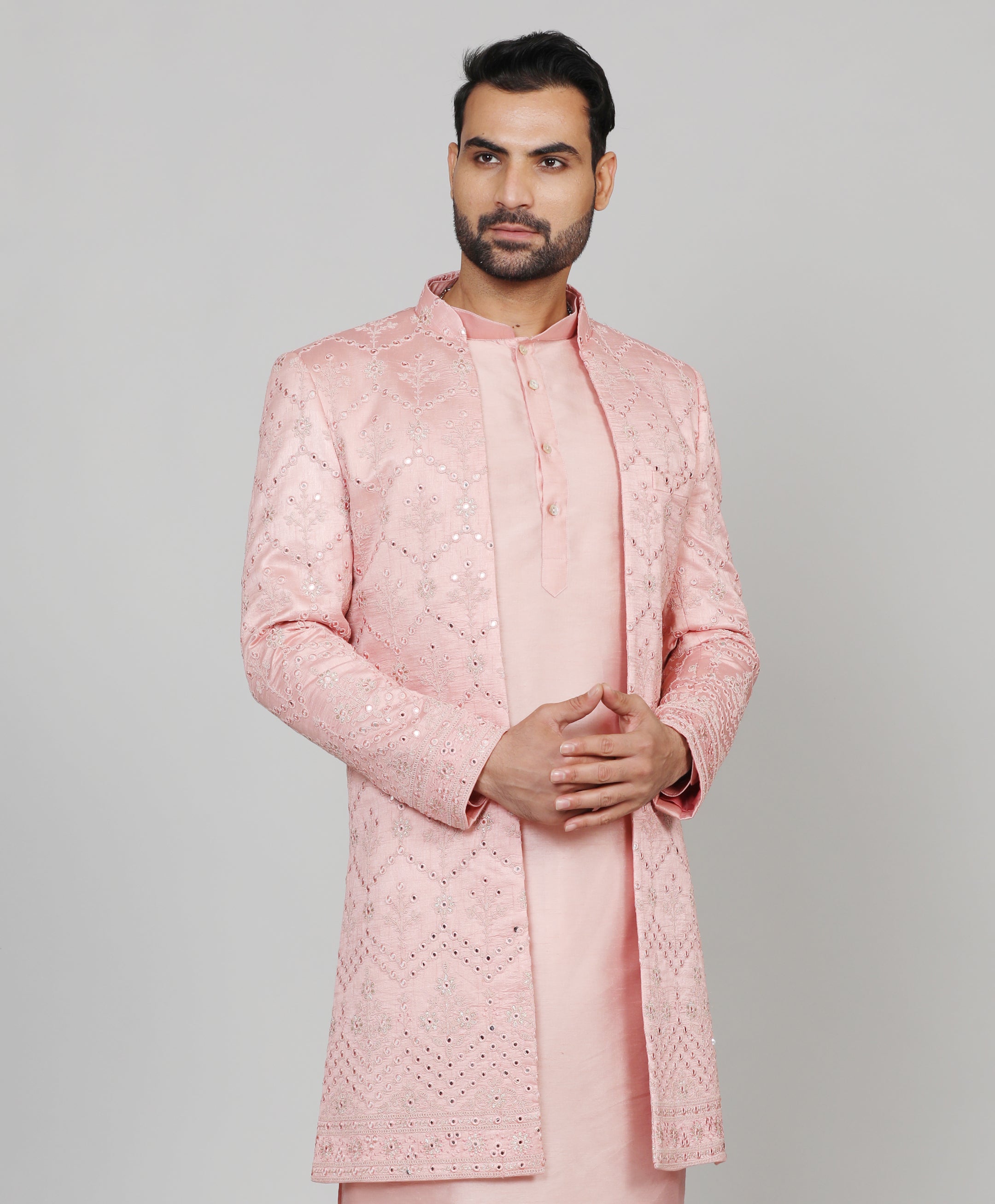 Pink Open Indo-Western - Festive Wear
Timeless Pink Open Indo-Western