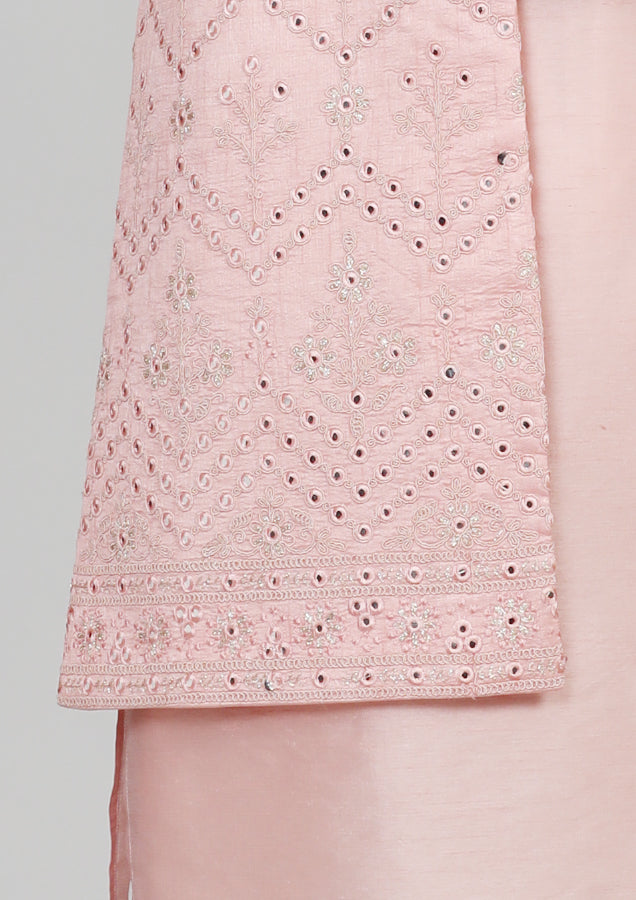 Elegant Pink Indo-Western - A Fusion of Tradition and Trend
