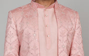 Stylish Pink Open Indo-Western - Perfect for Weddings and Parties
