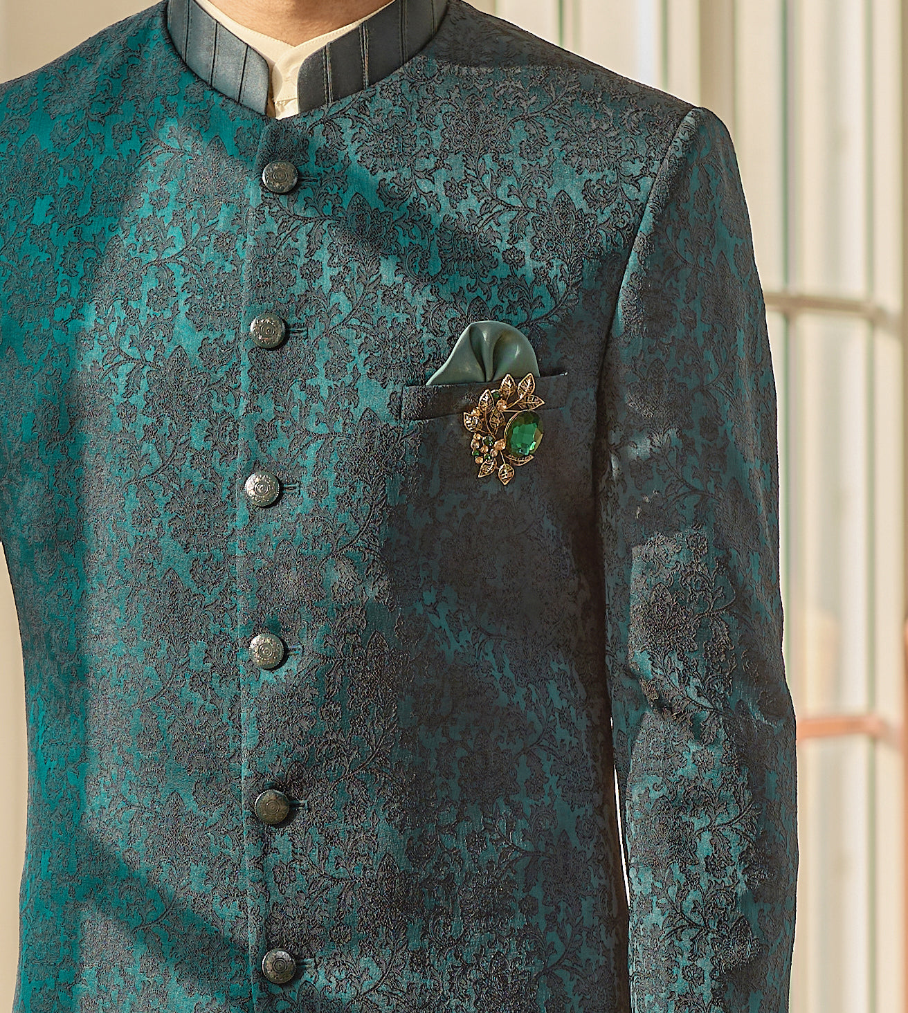 Traditional Indian Attire
Trendy Teal Indo-Western