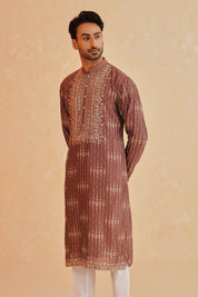 Perfect for Festive Occasions
Trendy Wine-Hued Embroidered Kurta Set