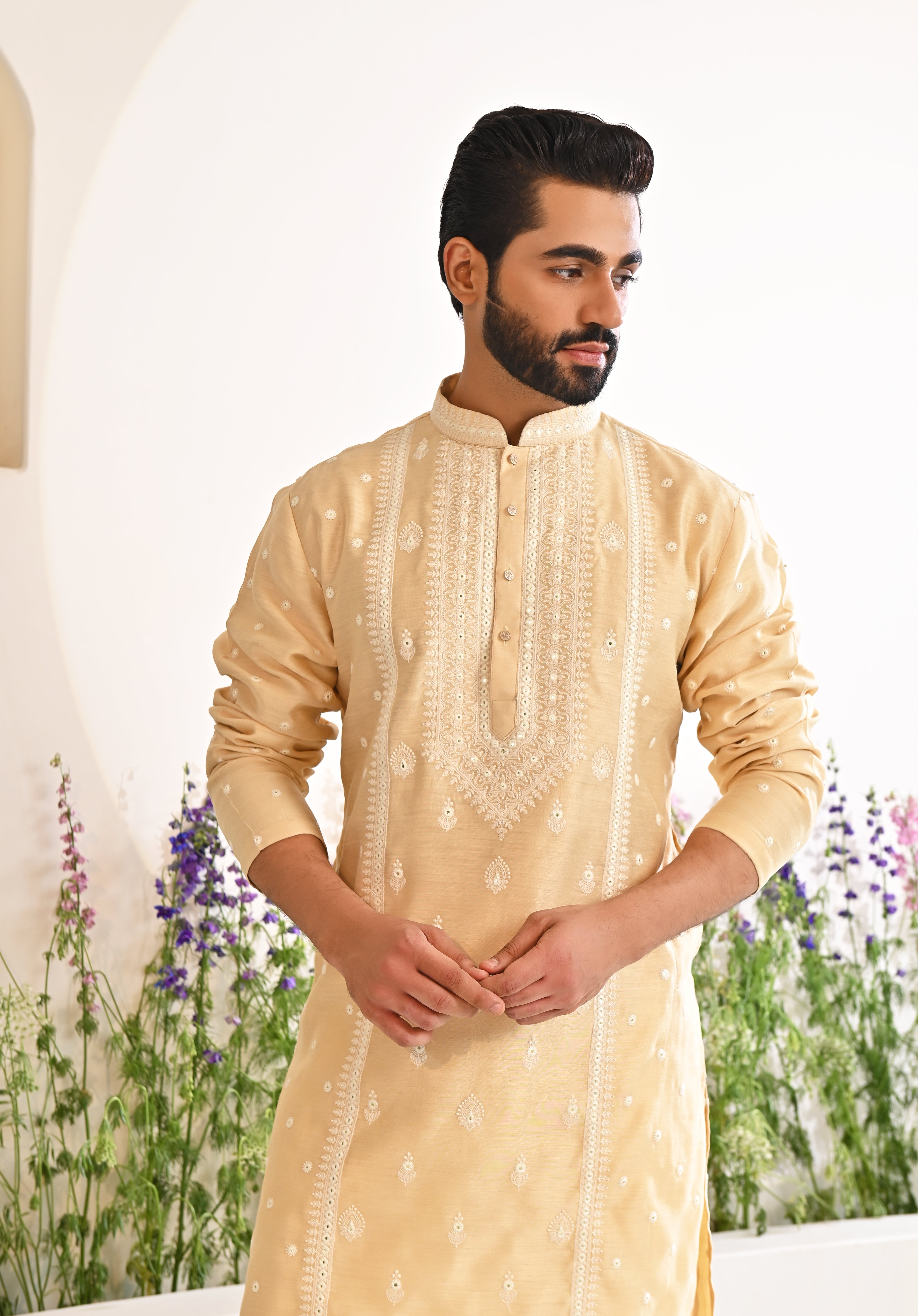 Suitable for Various Occasions
Timeless Yellow Embroidered Kurta Set