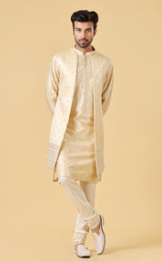 Modern Indian Fashion
Versatile Yellow Open Indo-Western