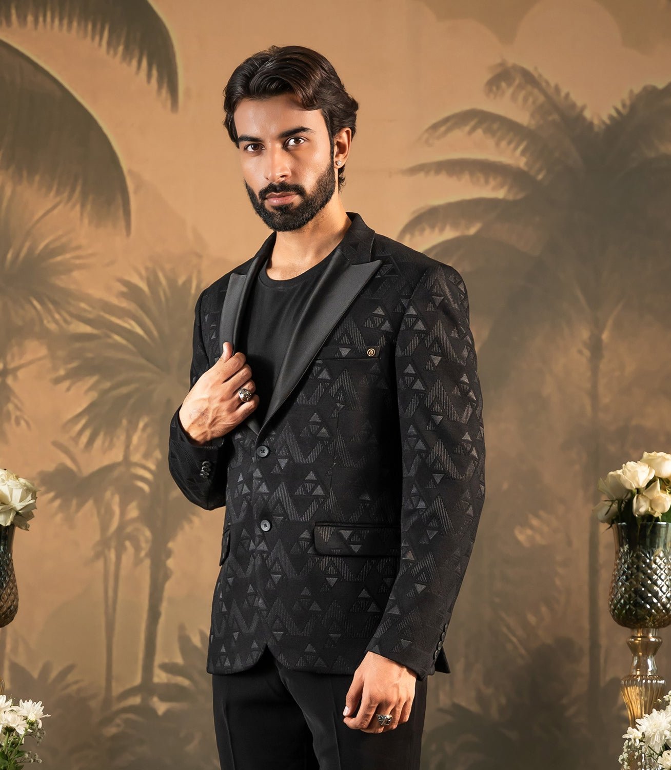 Black Party Wear Blazer