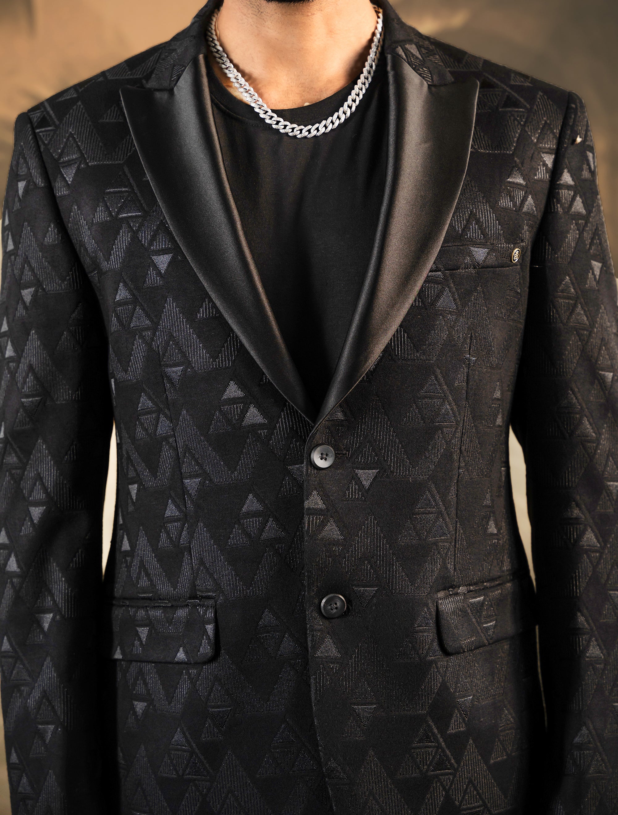 Black Party Wear Blazer