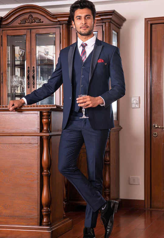 Buy Latest Party Wear Suits for Men - Black Party Wear Suit, Mens