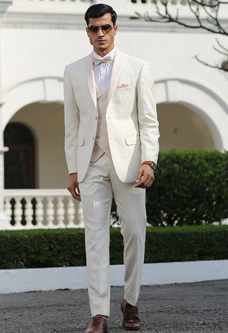 designer white suits for men